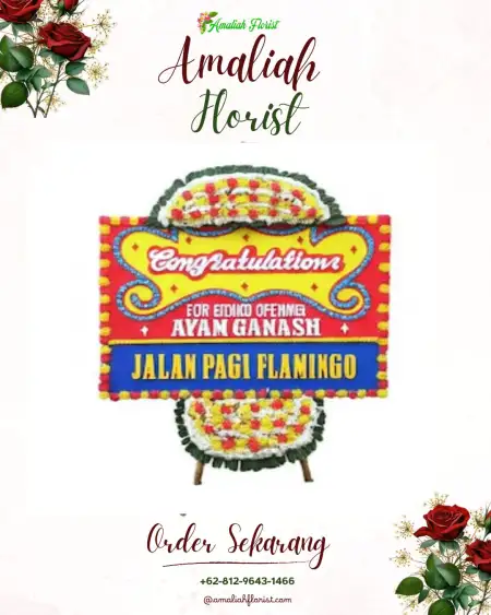 Sewa Papan Bunga Gedung Nyapah